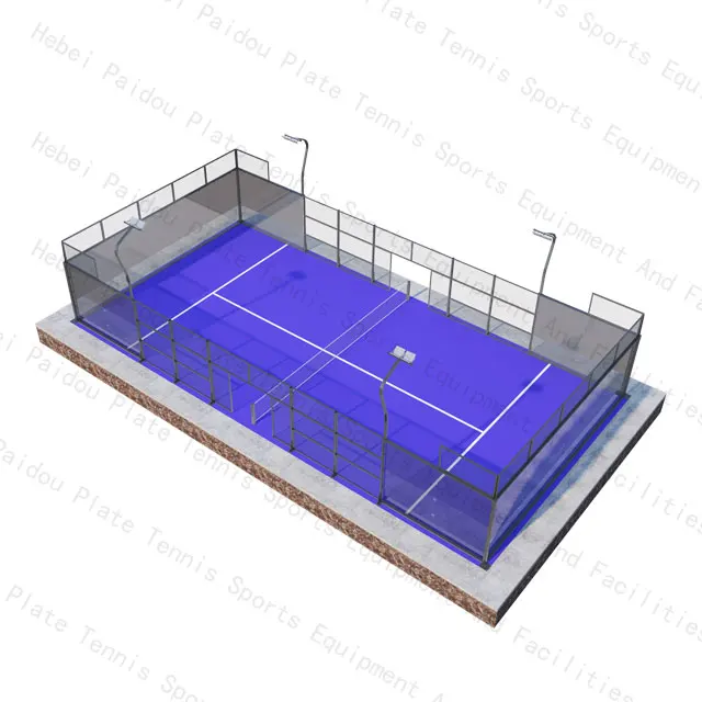 Top Quality Padel Court Manufacturers and Wholesalers Outdoor Panoramic Padel Court