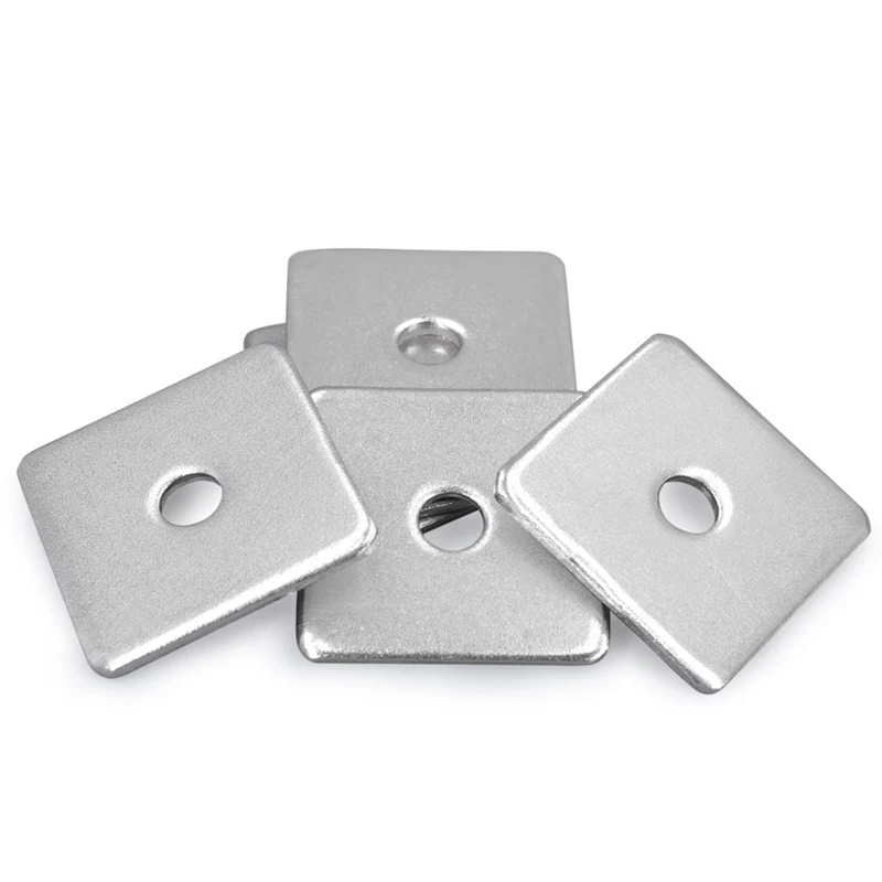 M16 M22 M24 M27 INOX Stainless Steel SS201 SS304 SS316 SS316L A2-70 A4-80 Plain Polished Square Plain Washer DIN436