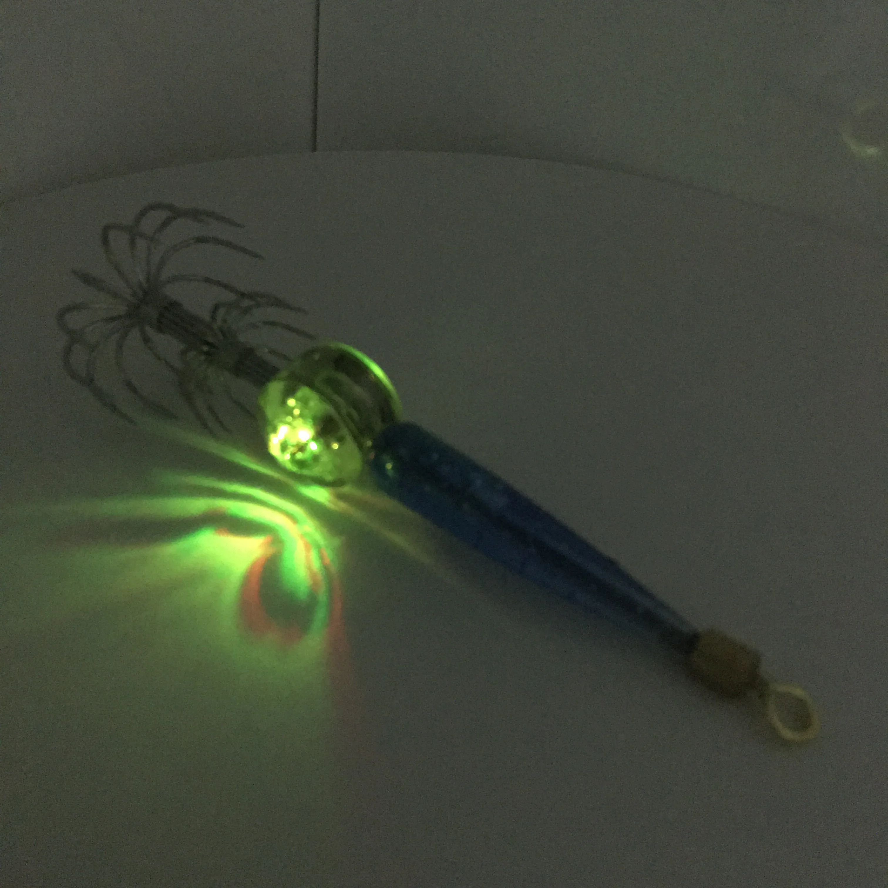 NEW LED Lighted Water Activated Saltwater Sea Fishing Octopus Lure Fishing Squid Jig