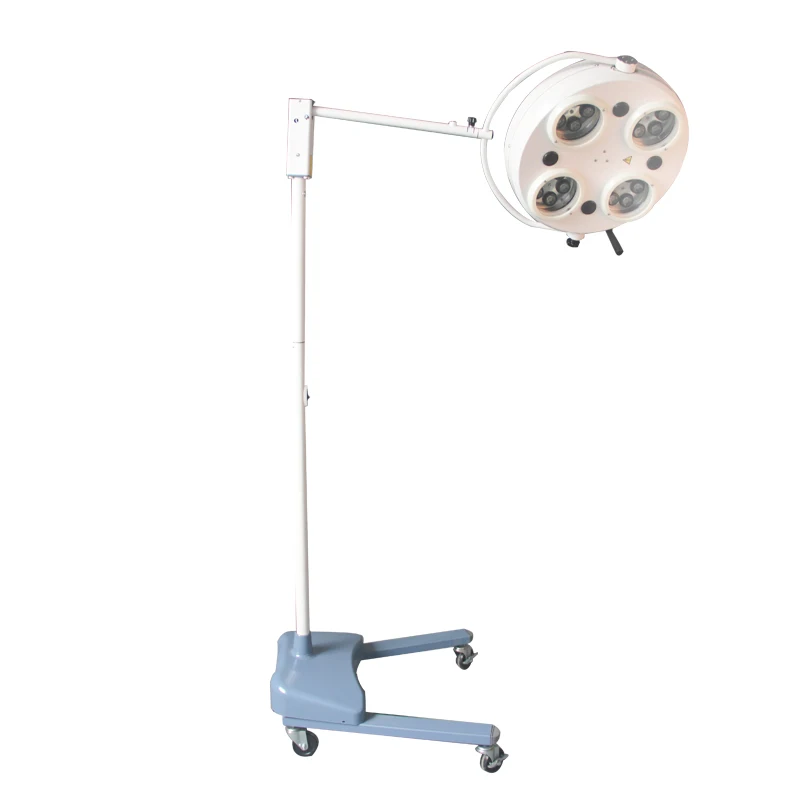 Medical Equipment Dental OT Gyn Surgery Room Examination LED Cold Light Standing Type Mobile Operating Shadowless Reflector Lamp