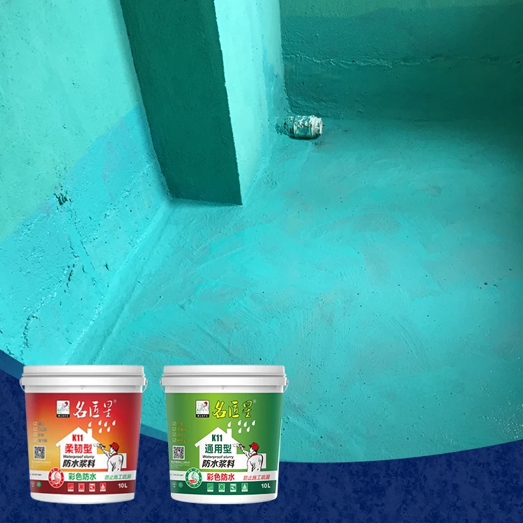 Waterproof and ready-to-use flexible weather-resistant High Quality Eco-Friendly Strong Adhesive Blue Waterproof Coating