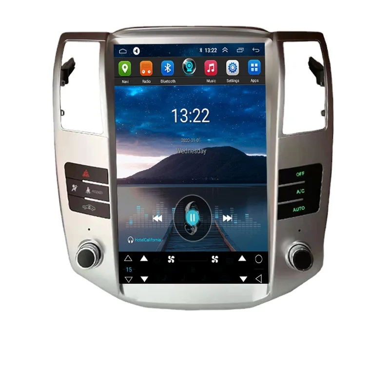 11.8' Android 11 Tesla Car Video For Lexus RX300 RX330 RX350 RX400H Stereo Radio GPS Navigation Support Carplay 360 View Camera