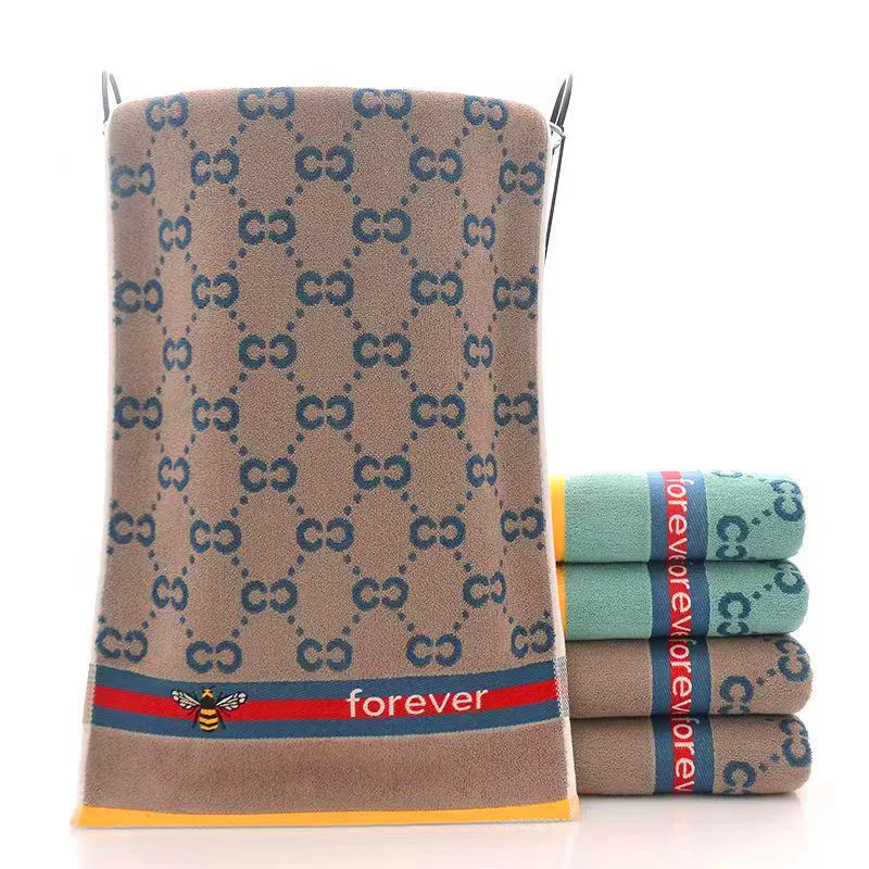Wholesale Luxury face  towels  100% cotton thickened absorbent soft washcloth