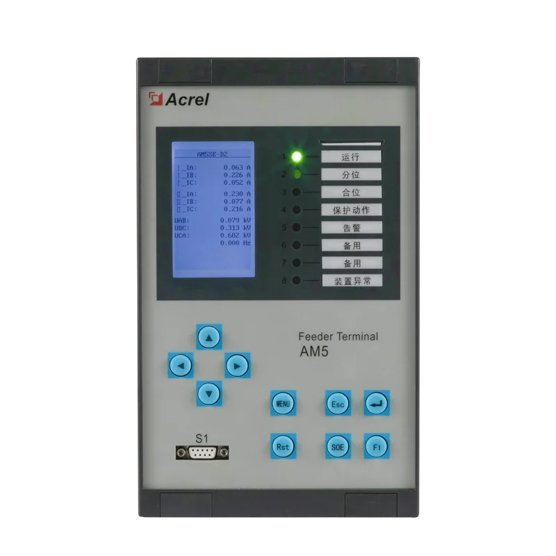 Acrel Motor protection measurement and control device AM5SE-M  blocking rotor thermal overload starting time-out