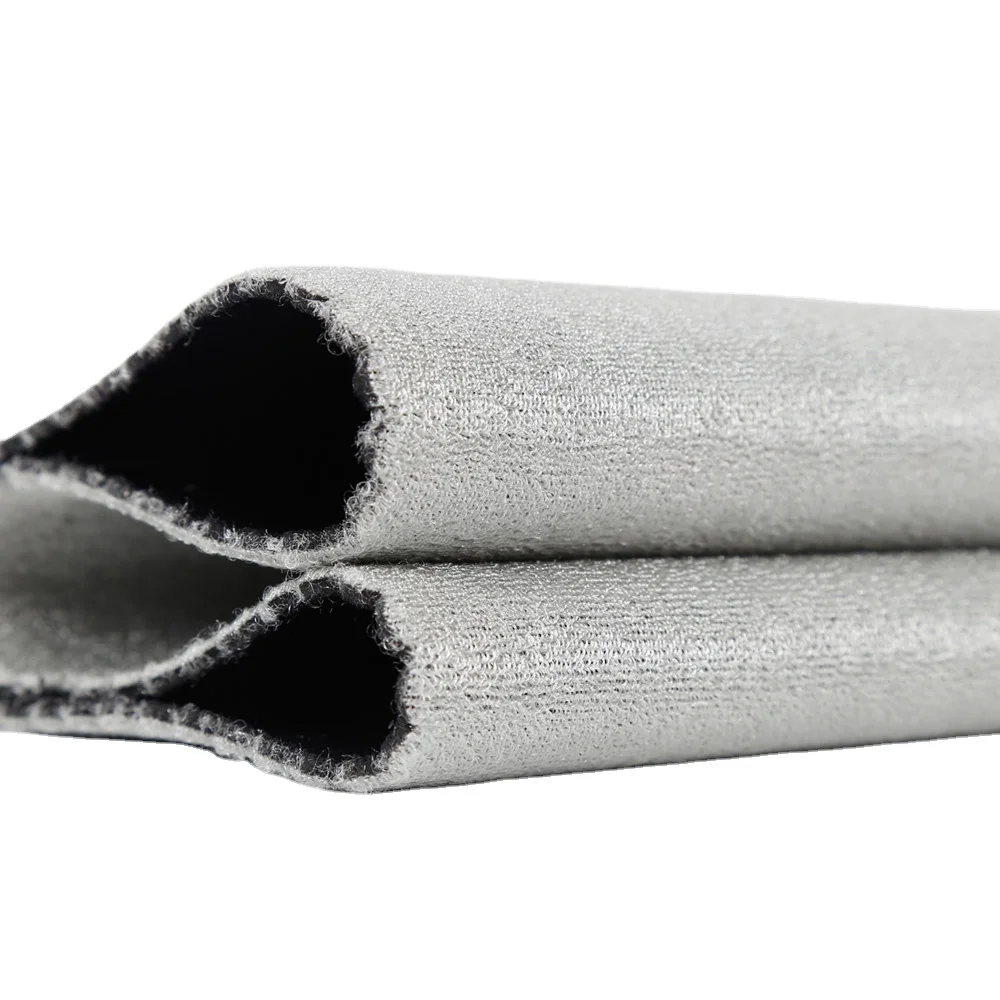 Colorful Mercerized Neoprene Plush Nylon Sponge Hook and Loop Neoprene Fabric