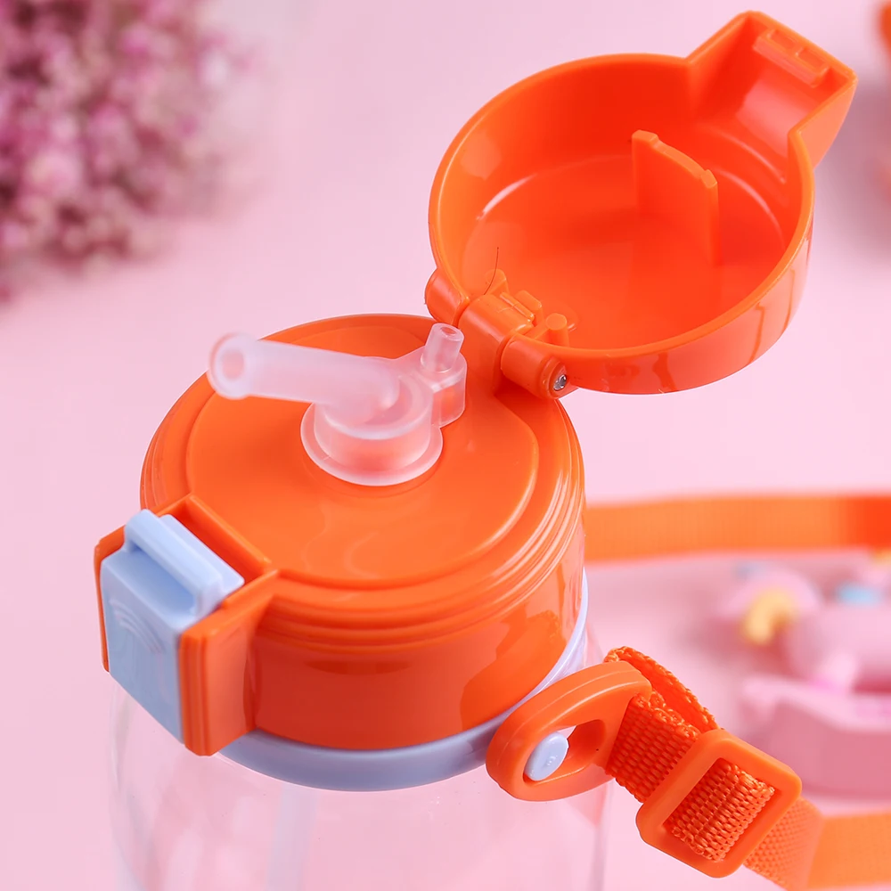 Baby Bottle Eco Friendly Plastic Cheap Wholesale Cute Drink Water BPA Free Animal Pattern NO Handle Fast Flow 2-4 Years Everyday