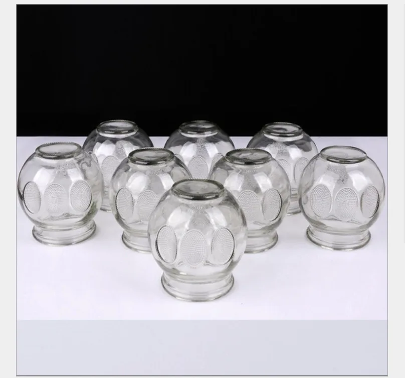 PZ Health Glass Cupping Therapy Set Vacuum Cupping Cups Chinese Color Box Ce Massage Medical Device Suction Cup Hijama Glass Cu