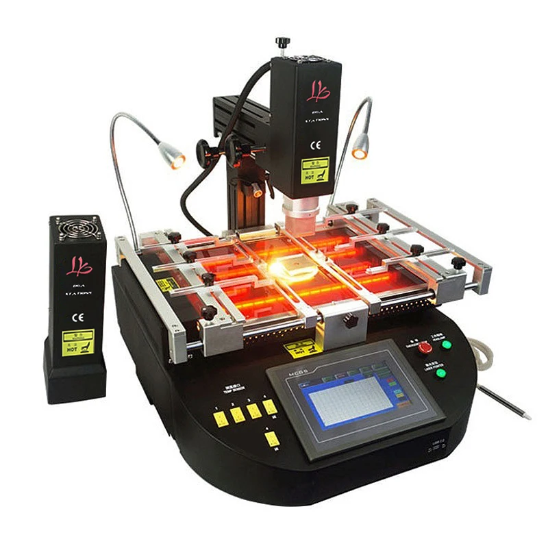 Profession Bauer Omega Laser Position Infrared and Hot air Reballing IC Machine Bga for Motherboard