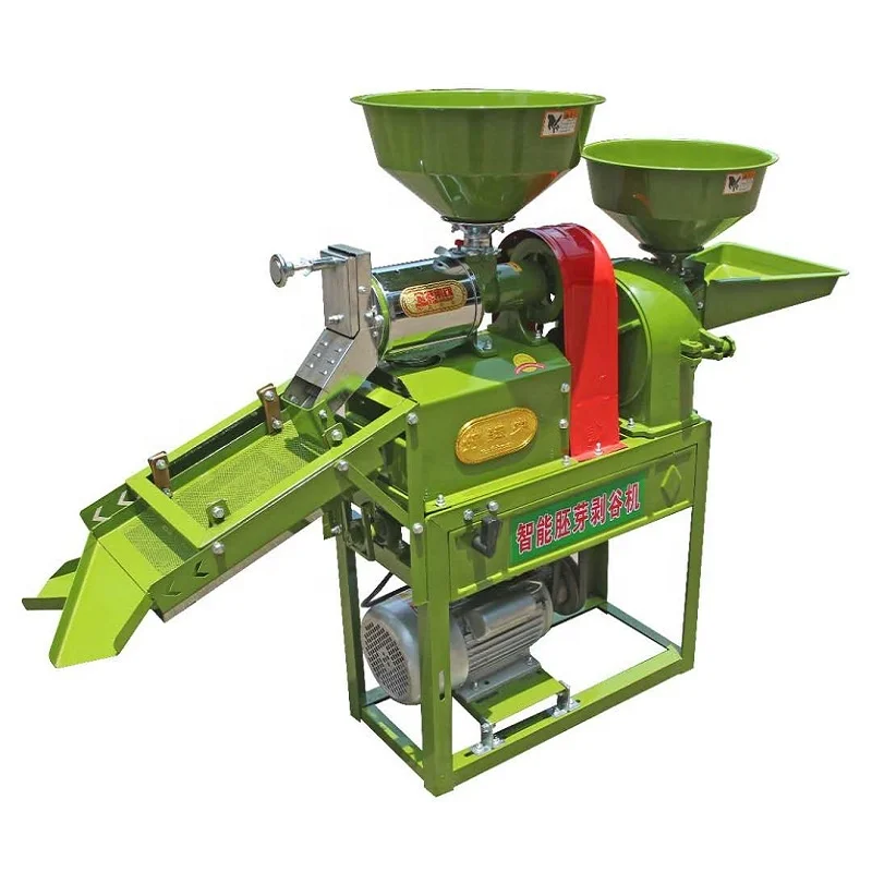 
2020 New Automatic Rice Mill Plant Rice Huller Flour Mill Machinery With Vibrational Screen 