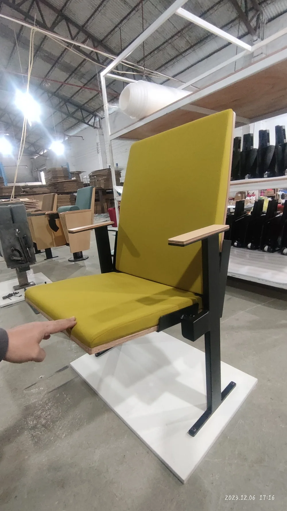 Hot Sale Hot Sale Theater Church Pulpit Auditorium Audience Chair School Chair