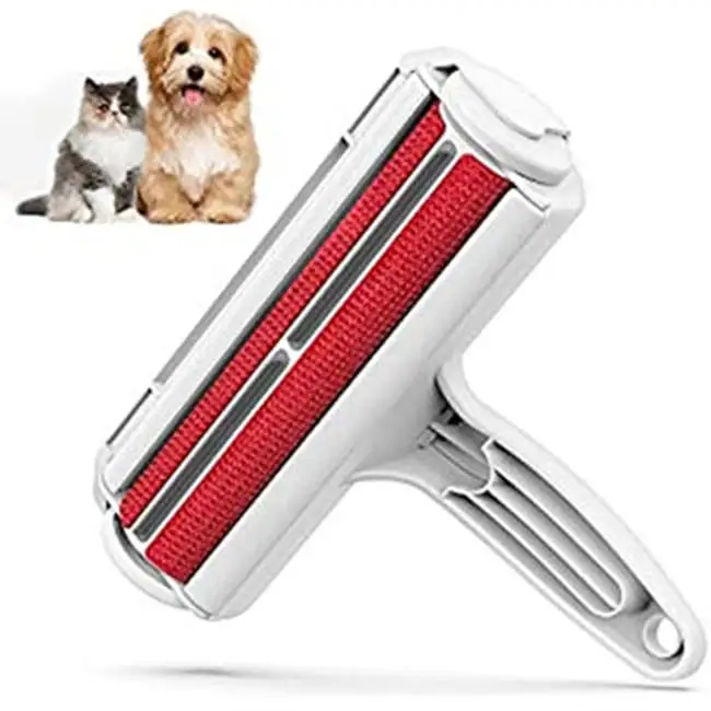 2-Way  Reusable Pet Hair Remover Roller Lint Remove Brush Dog Cat Hair Clothes Carpet Cleaning Brush Fuzz Shaver