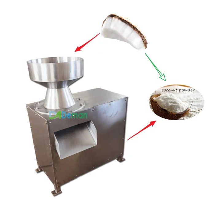 Cheap price coconut powder meat crusher grater grinder grating making shredding grinding machine