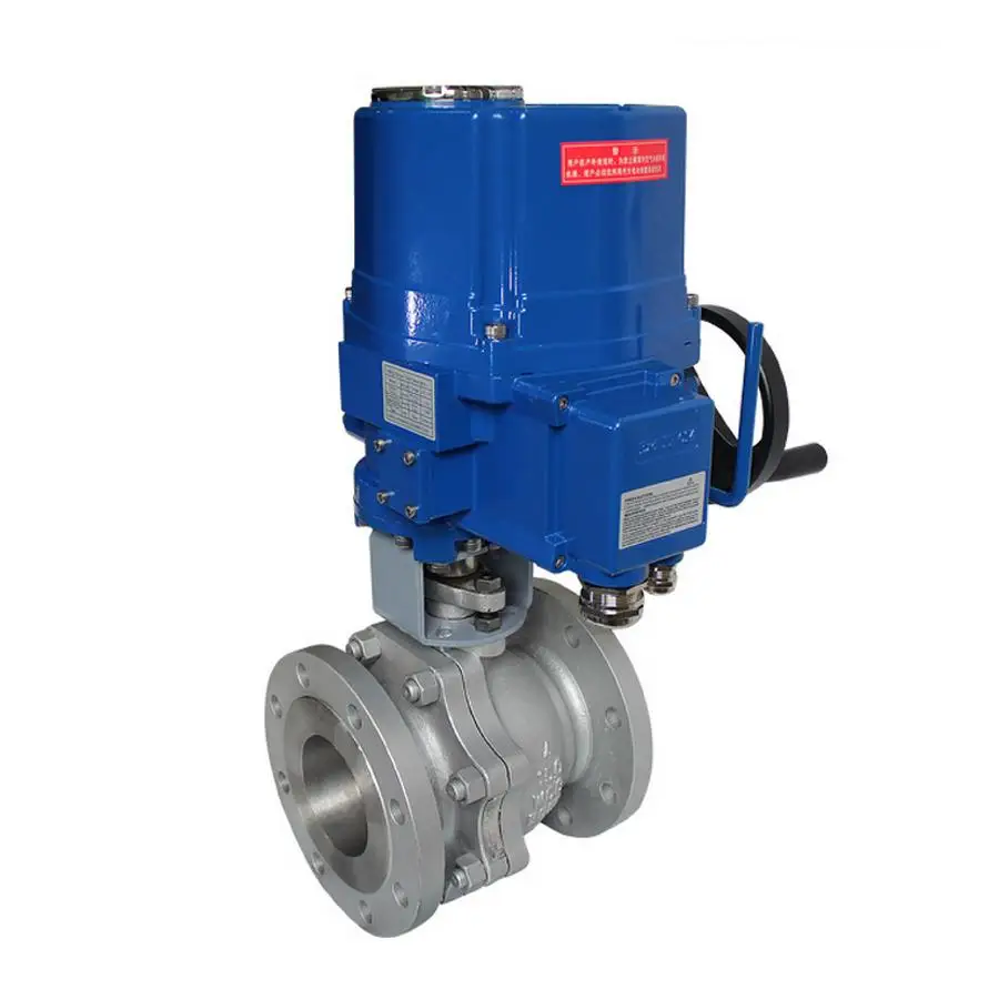 ANSI 150LB Explosion Proof Flange Electric Ball Valve Regulation type 4-20mA Stainless steel 304