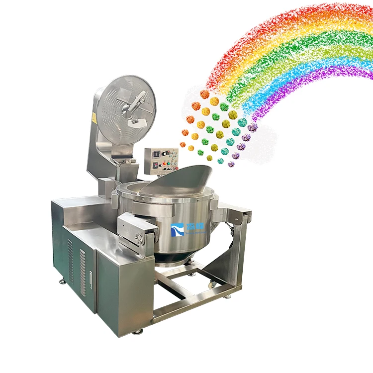 Good Quality Gas Heated Popcorn Mixer Machine Multi Flavor Automatic Industry Mushroom Butterfly Popcorn Machine With Low Price