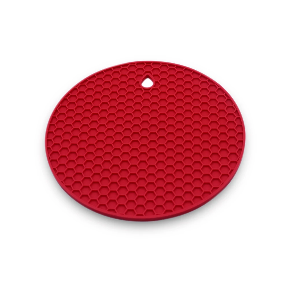 Kitchen Utensil Heat Resistant Honeycomb Silicone Hot Proof Holder Mat Coaster silicone trivet mat heat resistant trivets mat