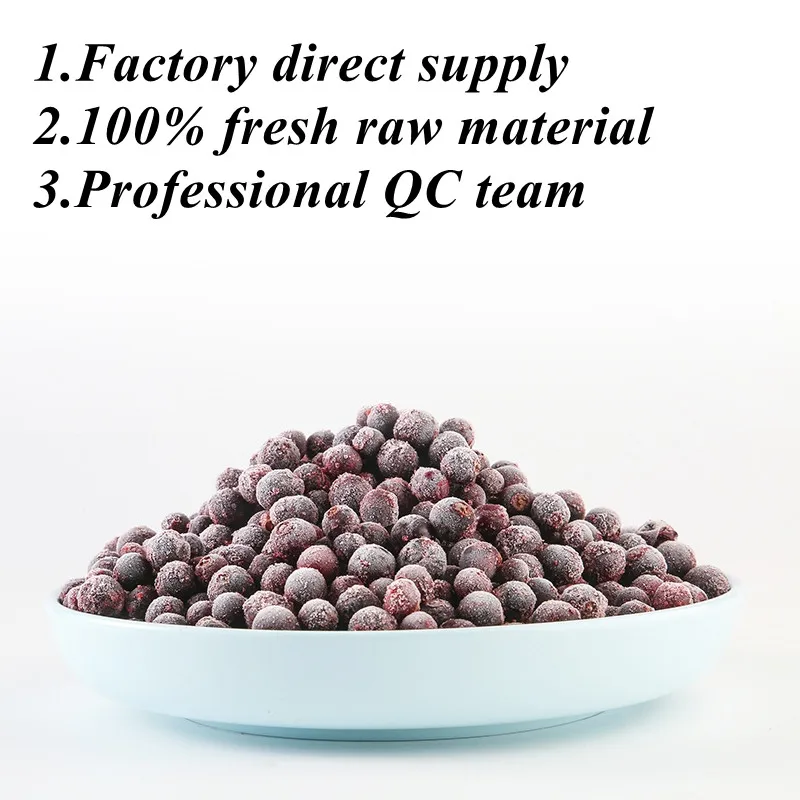 Sinocharm Brix 7-13 Brc a Iqf Black Currant Currant Monomer 8-14mm China 100% Fresh Frozen Black Current with 2 Years Shelf Life
