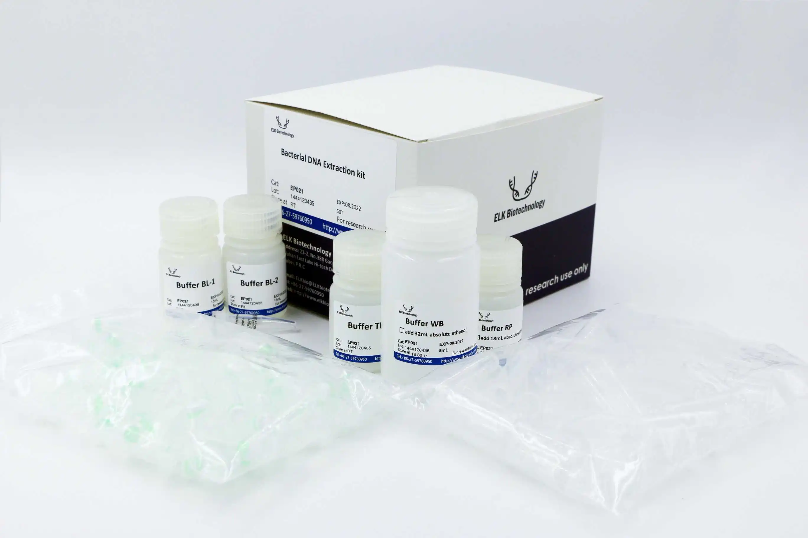 Bacterial DNA Extraction kit, high quality for research use