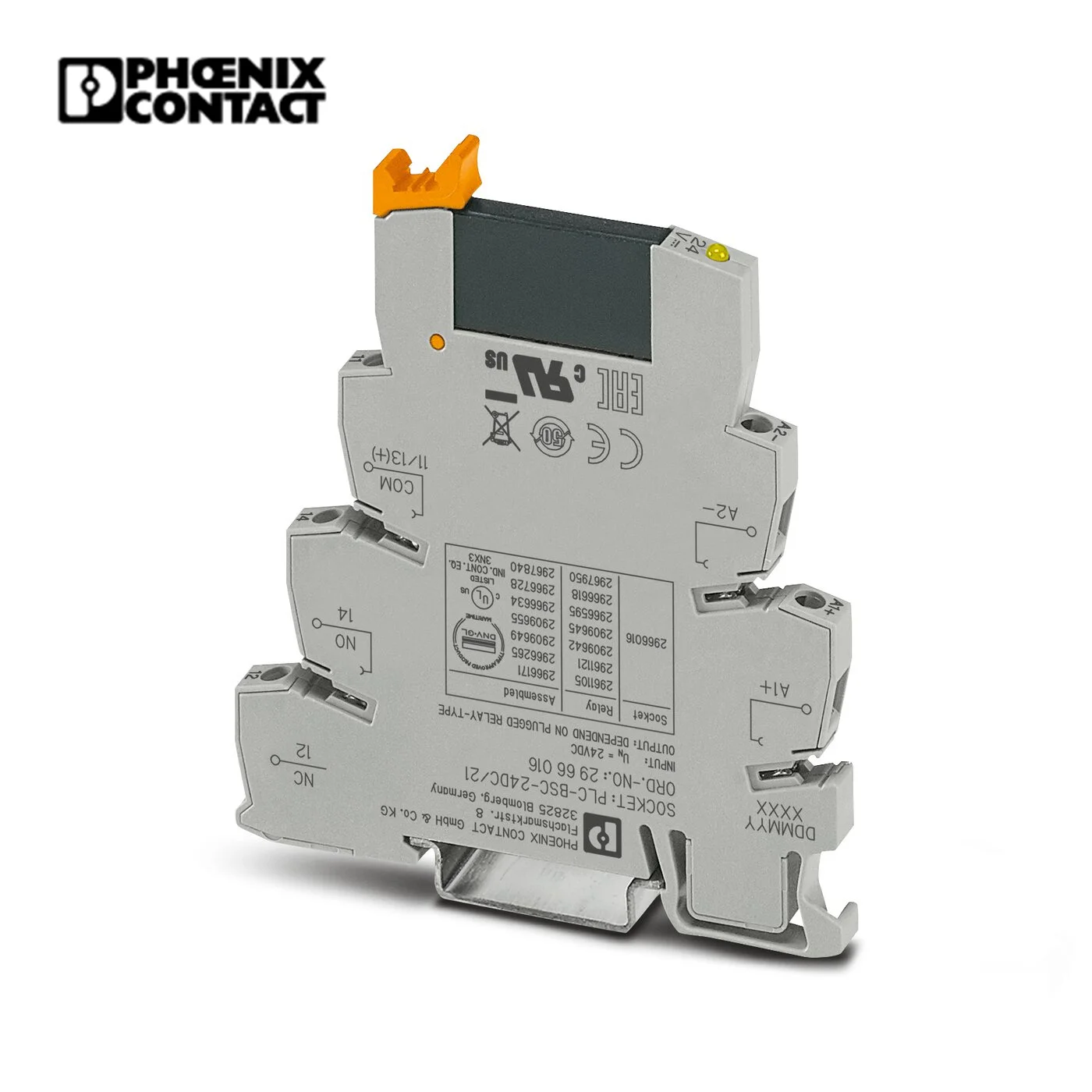 2966634 Original Phoenix Solid-state Relay Module Terminal Block- PLC-OSC- 24DC/ 24DC/ 2 Phoenix Din Rail Electric Relay Module