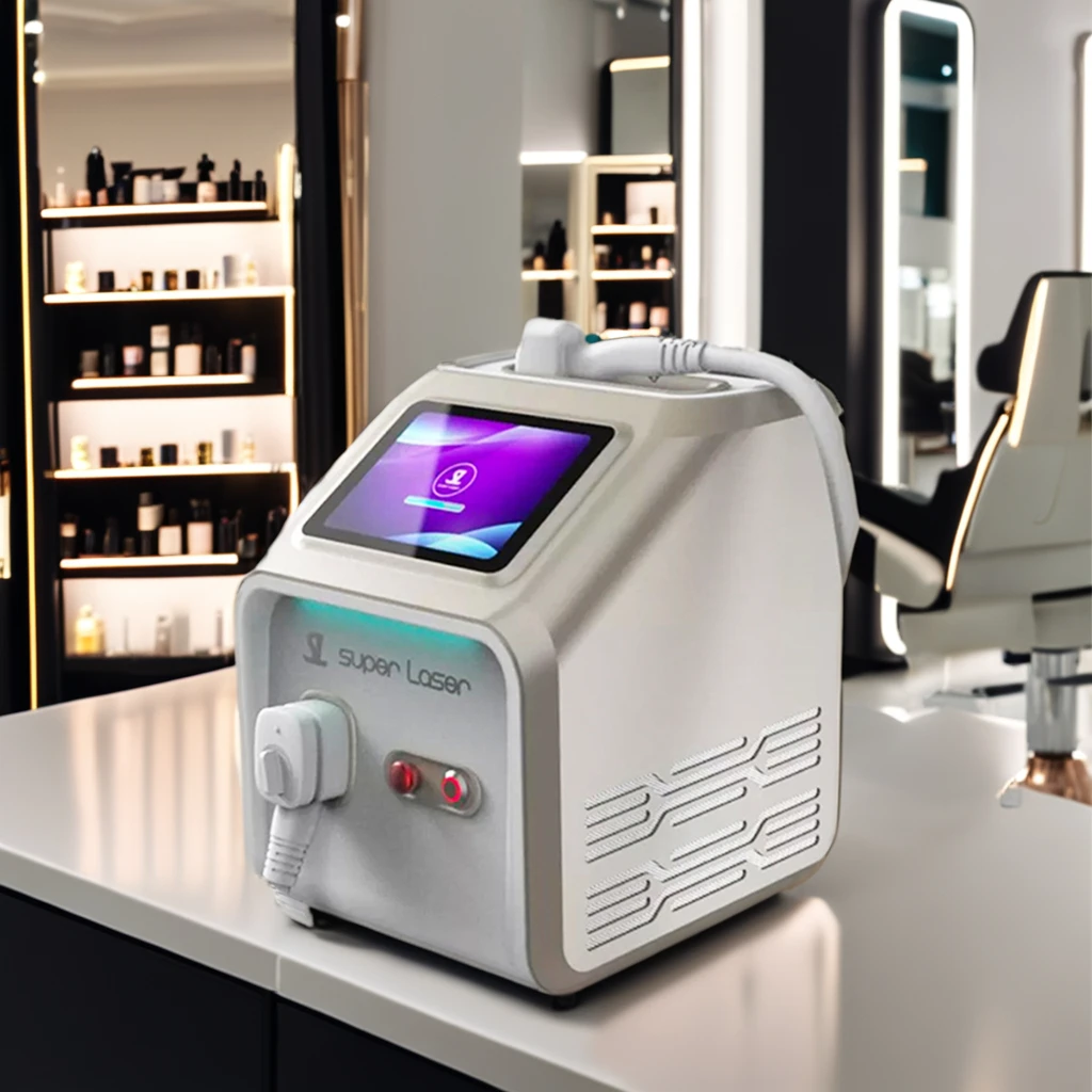 Stationary Beauty for 4 Wavelength 808nm USA Imported Laser Bar Laser Hair Removal Machine 755 808 1064nm hair removal laser