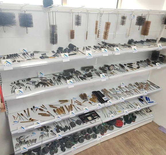 Silicon Carbide twisted wire tube and pipe brush industrial cleaning and deburring