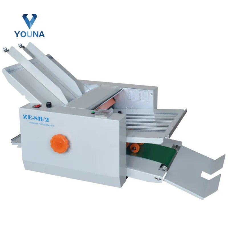 Factory sell Paper Folding Machine ZE-8B/4 Automatic Paper Folding Machine 4 Folding Trays