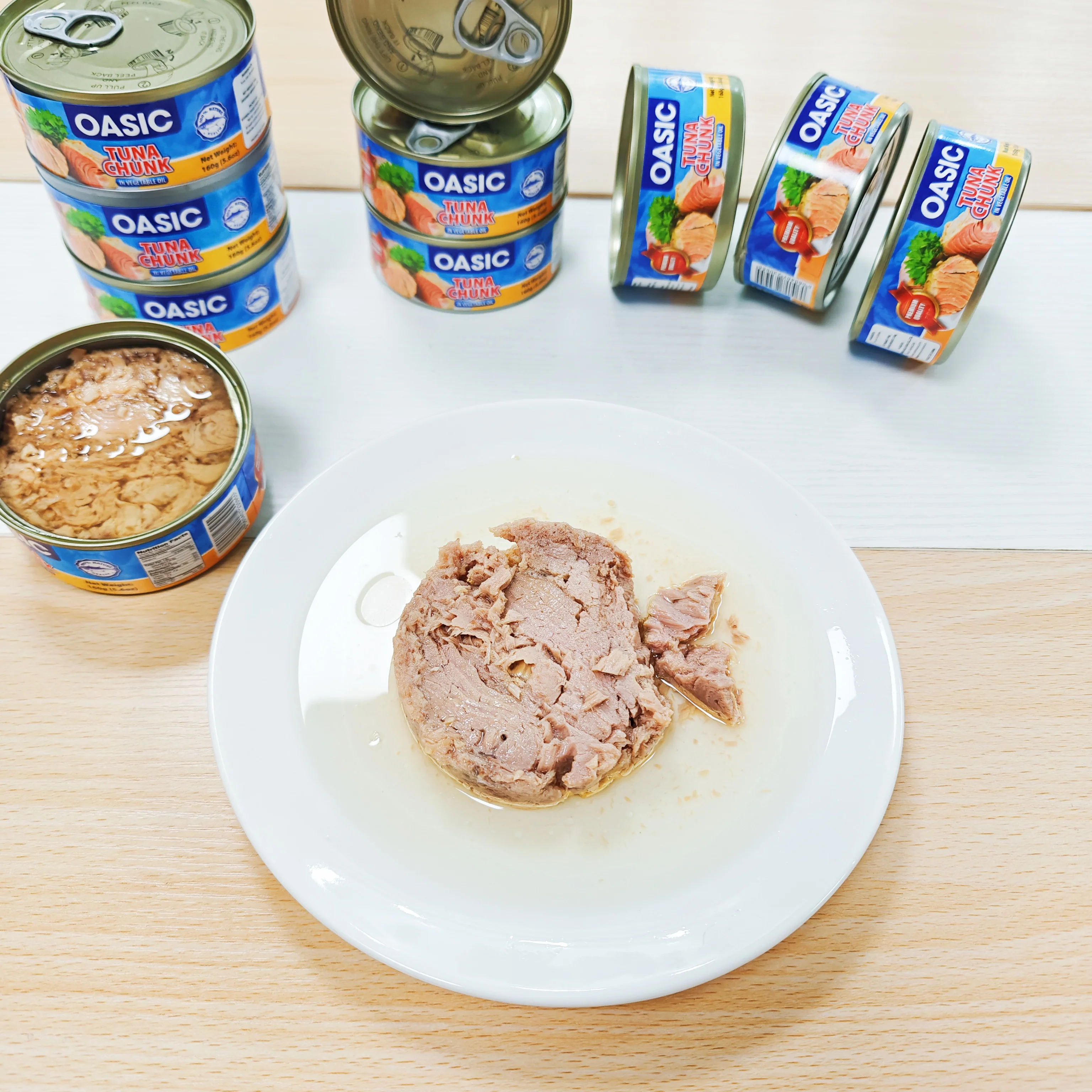Hot Selling Delicious Wholesale Canned Food Canned Fish Canned Tuna in Oil