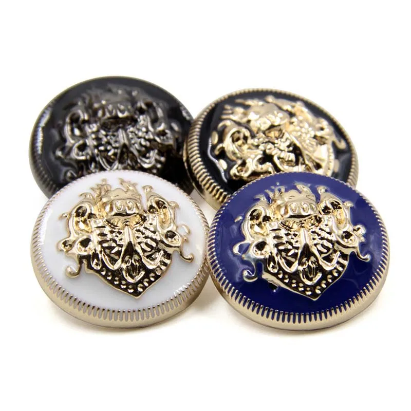 wholesale customize 10mm 11.5mm 12.5mm 15mm 18mm 20mm 23mm 25mm pearl metal down holes shank sewing buttons