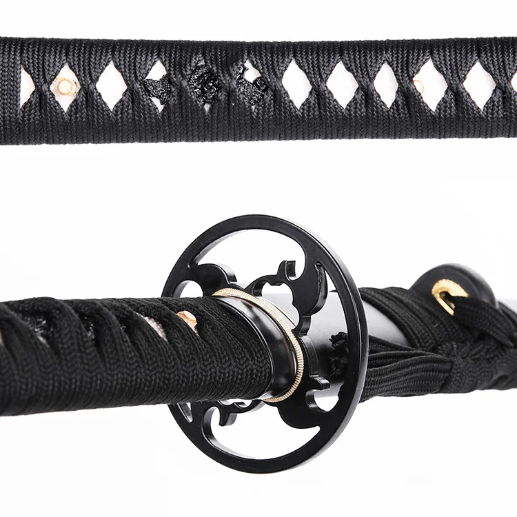 Hand Forged Ninja Swords Tsuba Real High Quality Japanese Wooden Toy Swords for Kids