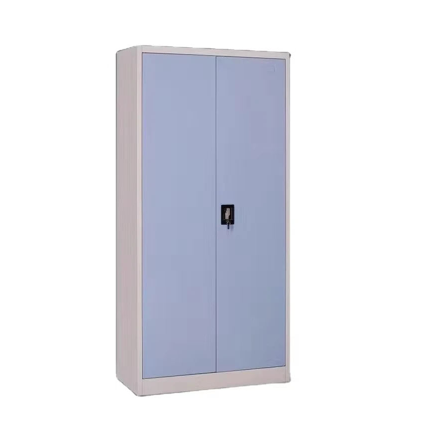 2021 New Design Amoires Bedroom Furniture Modern 2-Door Metal Wardrobe Steel Almirah Clothes Closet for Home Use or School