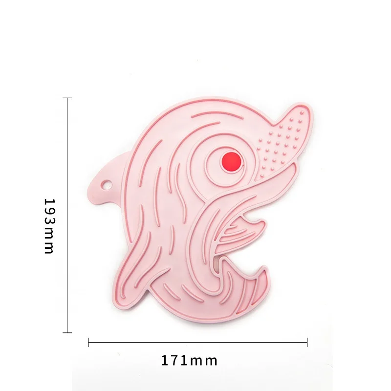 Silicone pet dog peanut butter lick mat for dogs sucker cat lick pad pet supplies food feeder bowl pet tableware tray