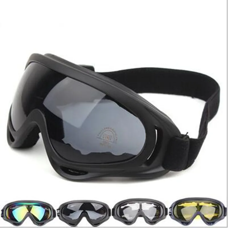 Tactical Outdoor Goggles Motorcycle & Ski Glasses Anti-Sand Fans Equipment for Cycling Sports & Beach Scenes