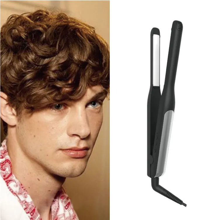 450 F Private label lcd display MCH heating high temperature ceramics professional hair straightener titanium flat iron