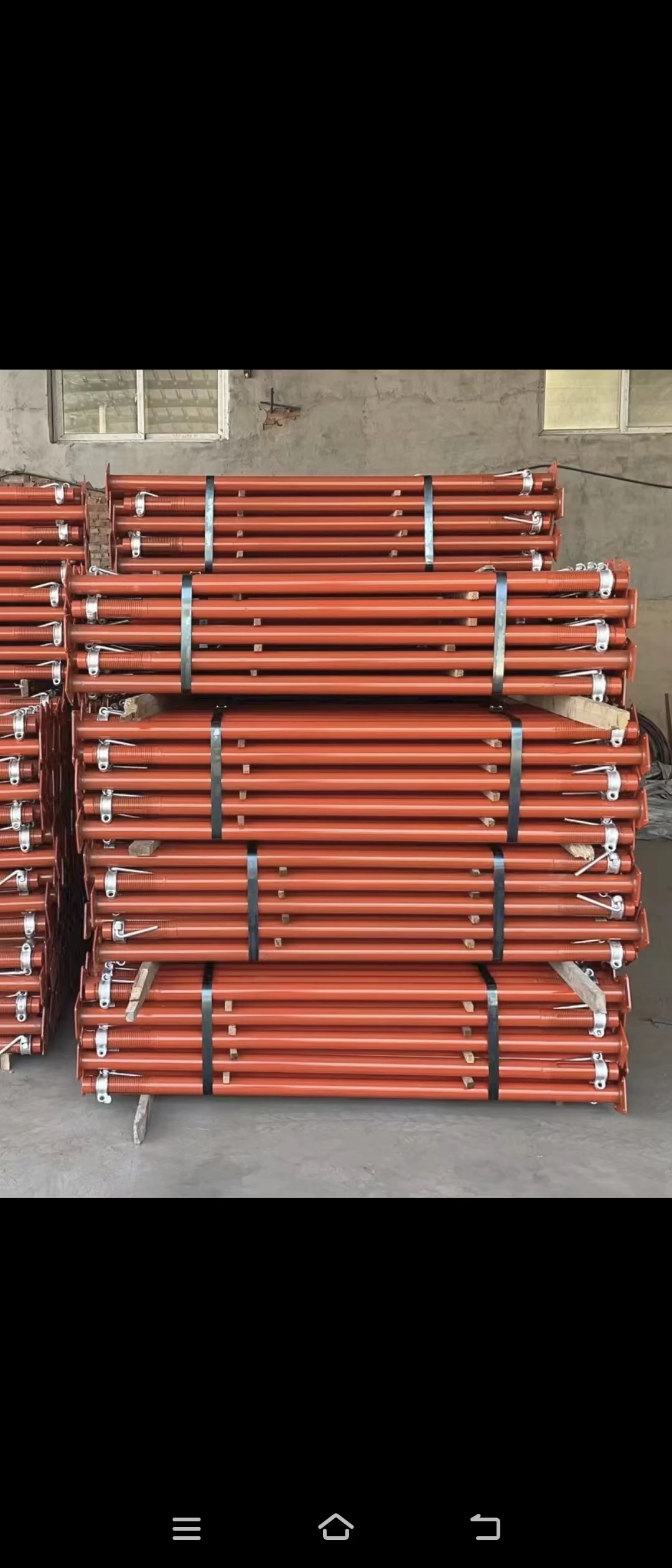 Construction Heavy Duty Building Jack Scaffold Post Steel Prop Support