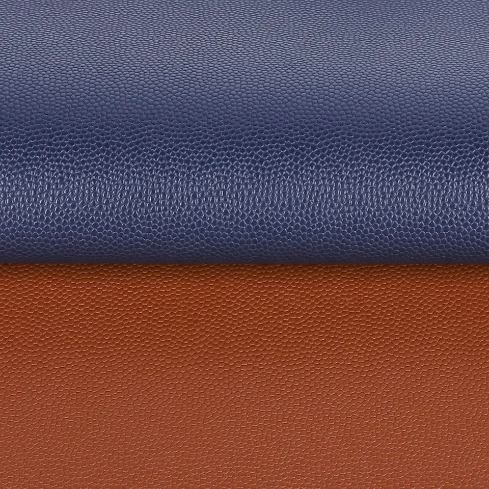 PVC Synthetic Vegan Textiles Eco Friendly Faux Leather Products Rolls Soft Vinyl Fabric For Sofa Furniture