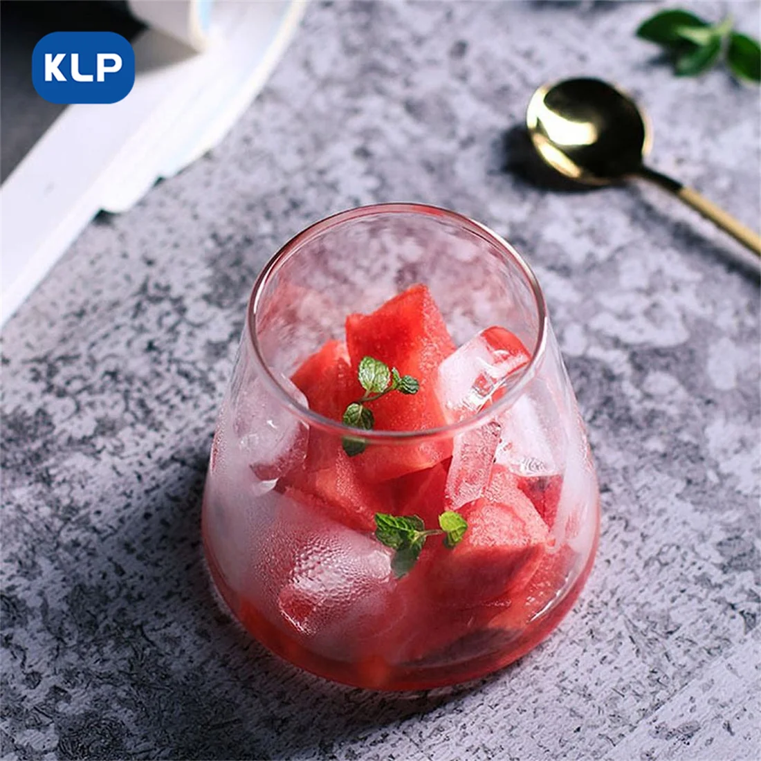 KLP Bar Whisky Shot Glasses Mount Fuji Cocktail Tumbler Shaped Glass Drinking Cup