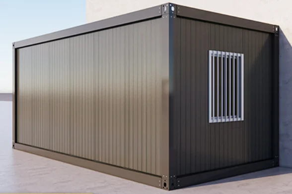 Prefabricated Steel Frame Modular Tiny Flat Pack Portable Prefab Homes Ship Container Warehouse Storage Houses Garage