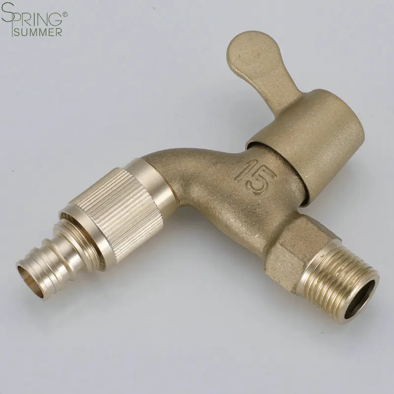 Connecting plastic water pipes Outdoor Anti-theft With Lock Key Water Faucet Lock 2/1 Outdoor Garden Water Tap Lock