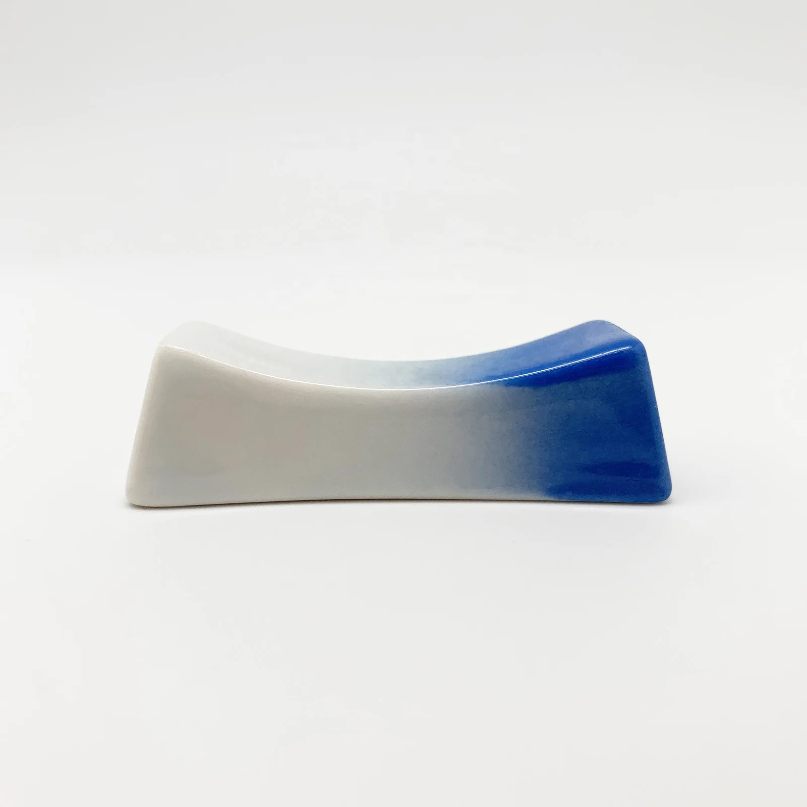 Blue And White Chopstick Stand Custom Chopstick Holder Ceramic Spoon Rest