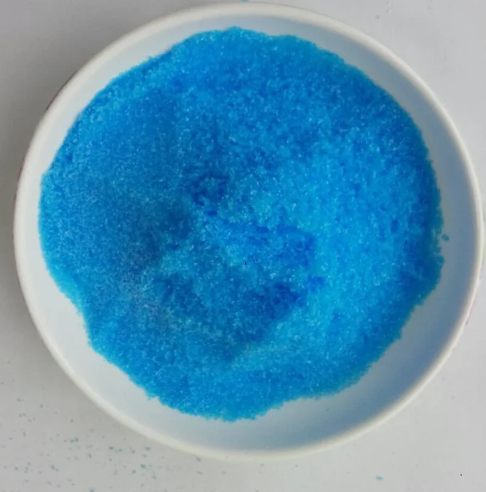Пищевой медный сульфат безводный моногидратный порошок Cu2So4 насыпью синие кристаллы пентагидрат