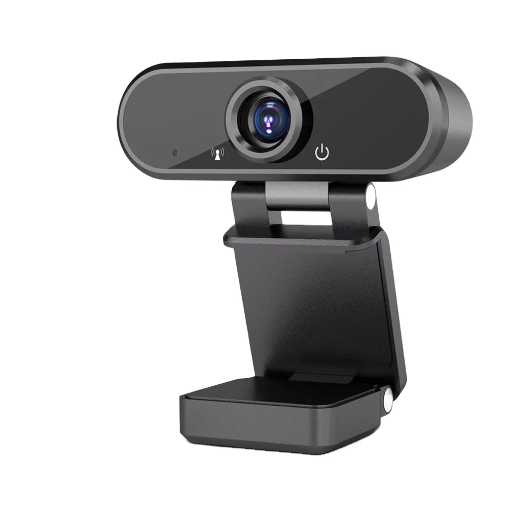 Webcam with Mic 1080P 360 Degree Rotating USB Computer Camera PC Web Black Action Camera CCD Stock H9 4K Action Camera