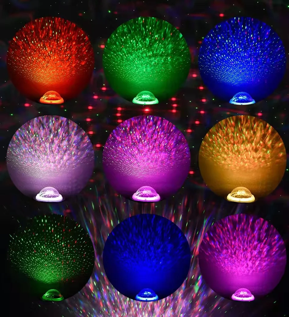 Детский светодиодный ночник, проектор, детский праздничный светодиодный проектор, светодиодный Звездный проектор, ночник