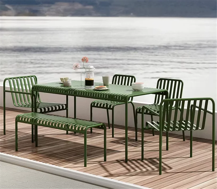 PRONEO Outdoor furniture china balcony courtyard leisure outdoor chair table garden set combination
