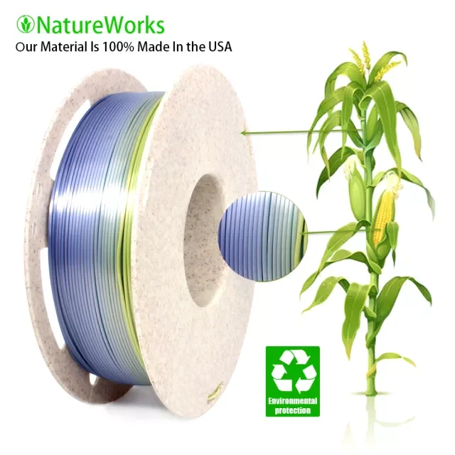 YOUSU 175 filament rainbow sikenho silk rainbow pla filament sikenho 175mm pla filament rainbow