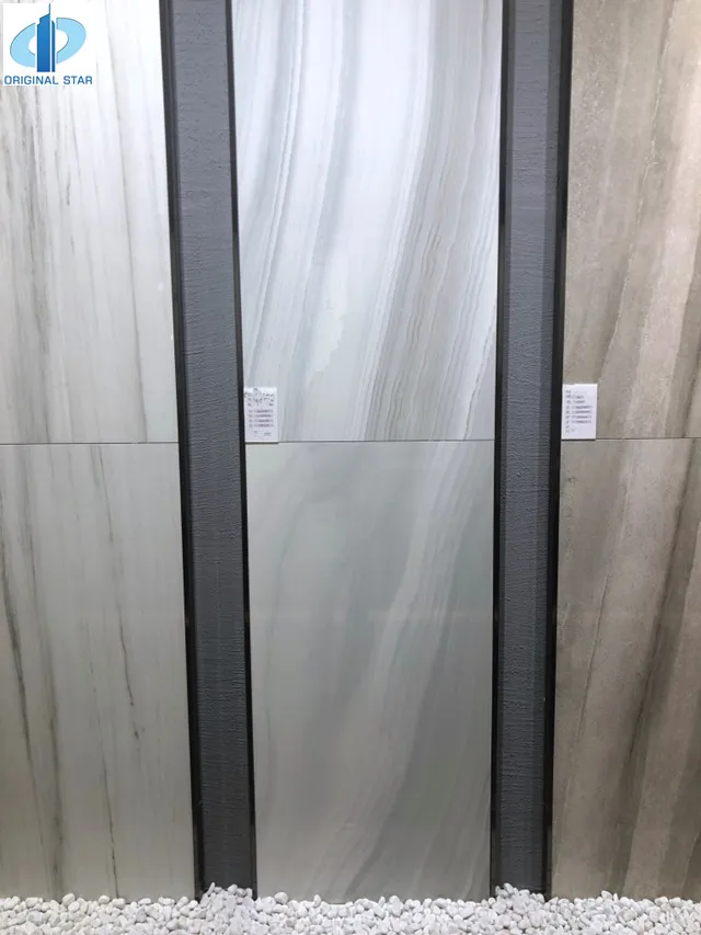 Полированная фарфоровая плитка Foshan, серая глазурованная керамическая плитка для гостиной, ванной, размер 60x120 см