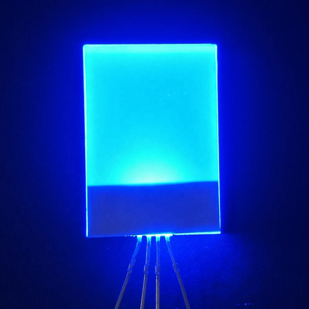 Custom size and shape white color led light backlight guide panel