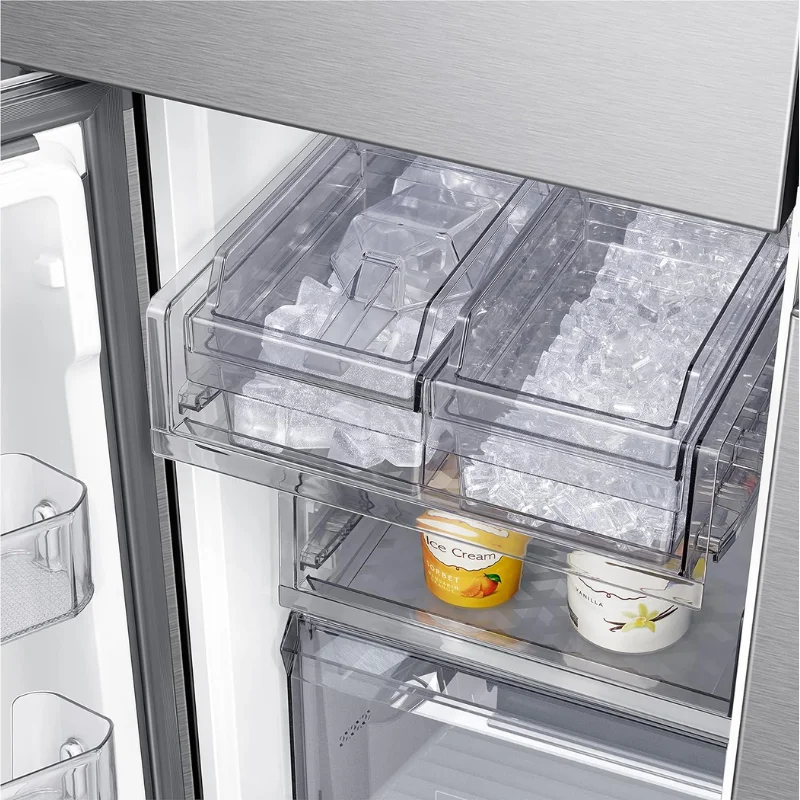 HOTDEAL RF29A9071SG/AA Flex Full Depth Pitcher Refrigerator Black Stainless Steel