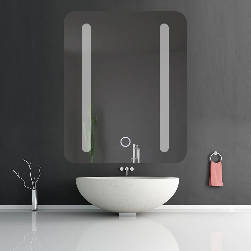 Apartment Personal Design Defogging Function Led Lighted Mirror Salon Barber Shop Mirrors Wall Bath Mirrors Illuminated JTLM-293