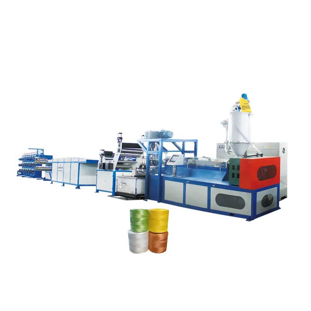 high tenacity high configuration polypropylene extrusion machine polyester fiber production line for pp rope making
