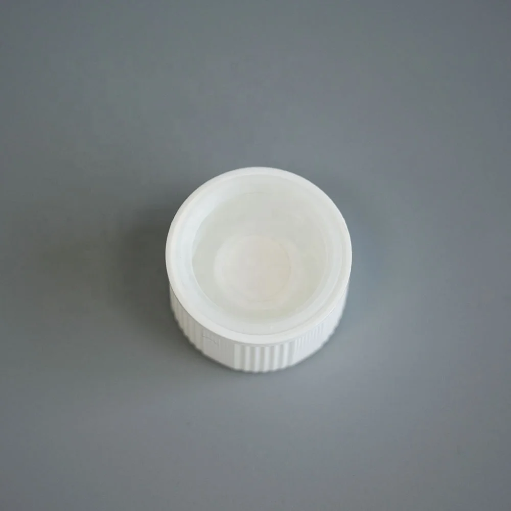 custom 28mm diameter plastic children resistant cap CRC tamper evident screw top cover lid closure child safe lock proof cap