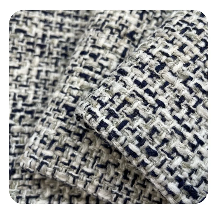 Yarn dye upholstery fabric Linen sofa fabric